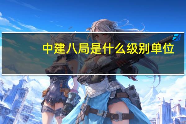 中建八局是什么级别单位