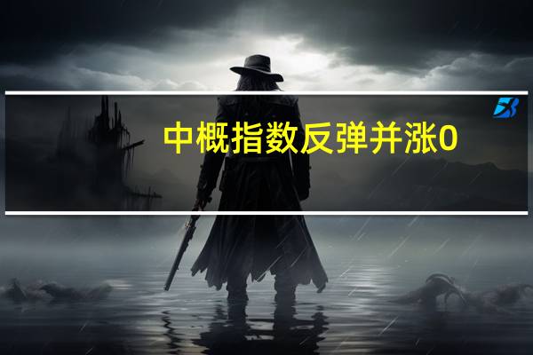 中概指数反弹并涨0.7%成分股小鹏汽车涨超9%领跑