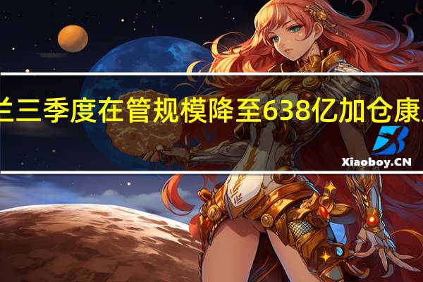 中欧基金葛兰三季度在管规模降至638亿加仓康龙化成、立讯精密