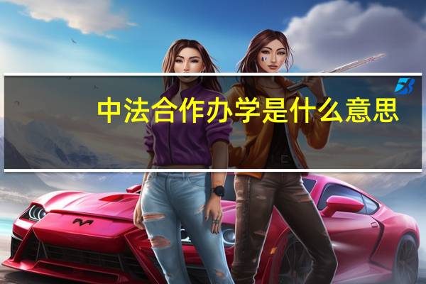 中法合作办学是什么意思