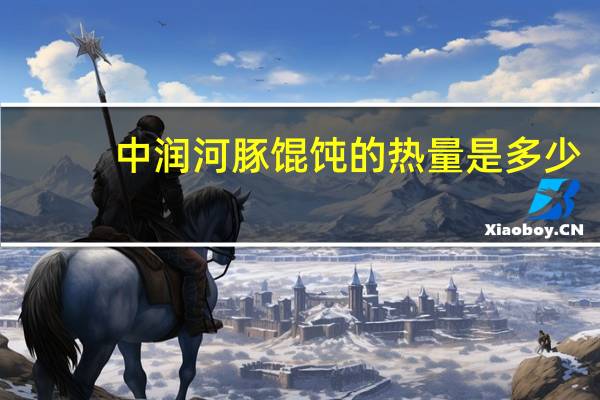 中润 河豚馄饨的热量是多少