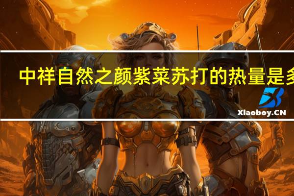 中祥 自然之颜 紫菜苏打的热量是多少