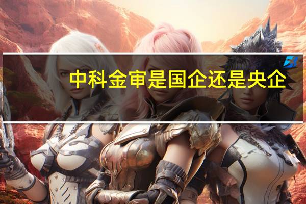中科金审是国企还是央企