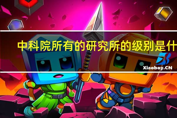 中科院所有的研究所的级别是什么