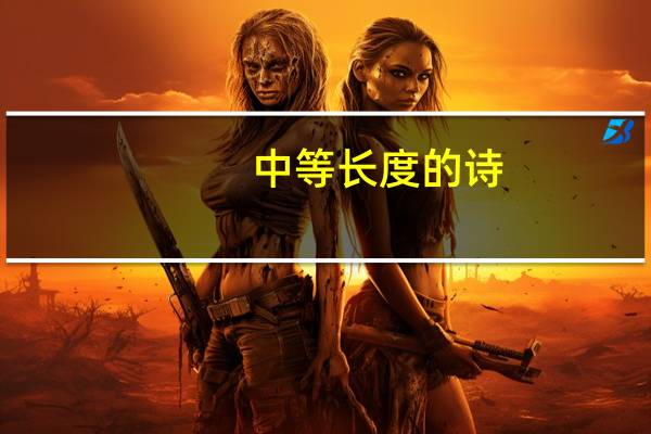 中等长度的诗
