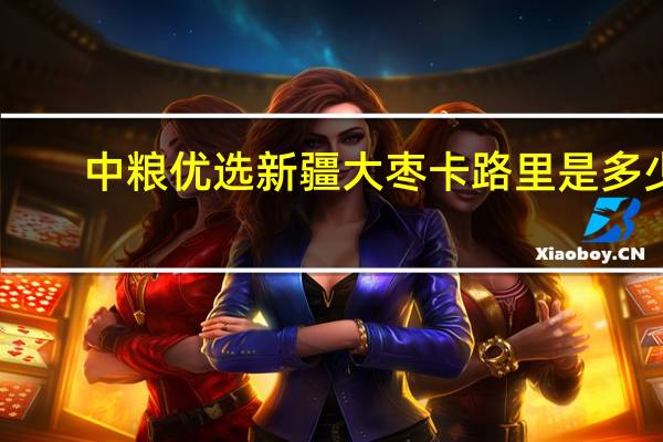 中粮 优选新疆大枣卡路里是多少