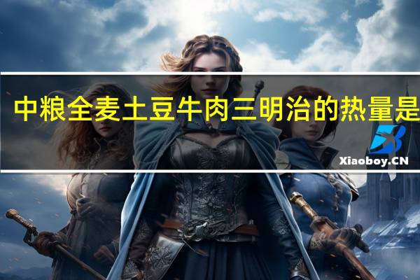 中粮 全麦土豆牛肉三明治的热量是多少