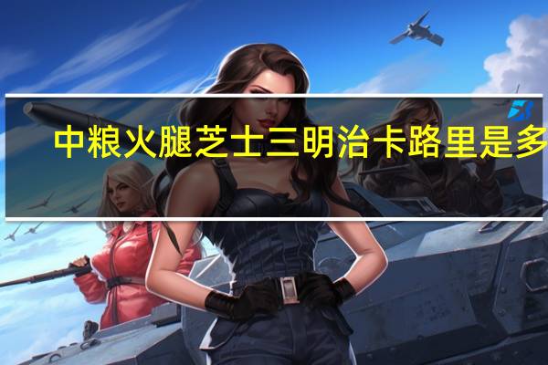 中粮 火腿芝士三明治卡路里是多少