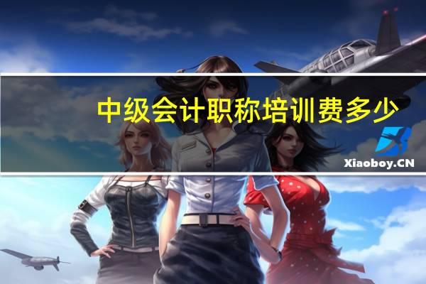 中级会计职称培训费多少