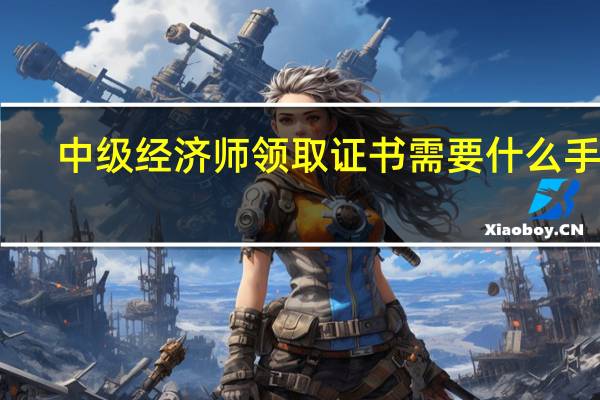 中级经济师领取证书需要什么手续