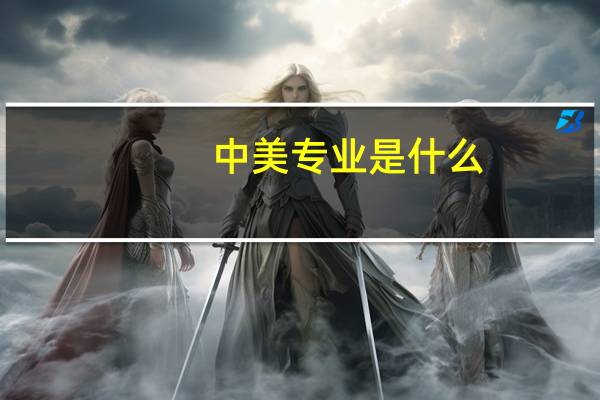中美专业是什么