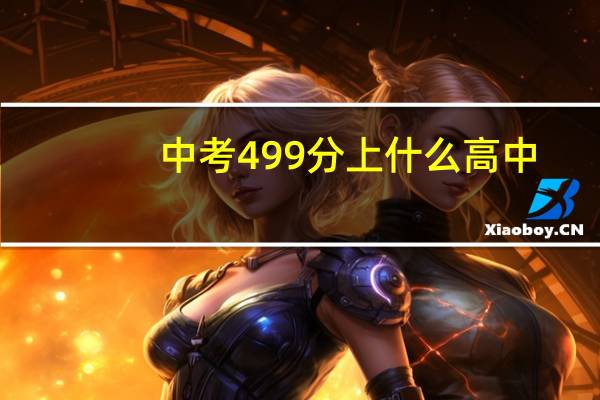 中考499分上什么高中