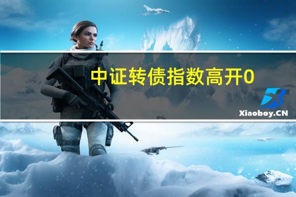 中证转债指数高开0.05%