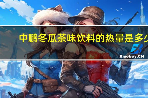 中鹏 冬瓜茶味饮料的热量是多少