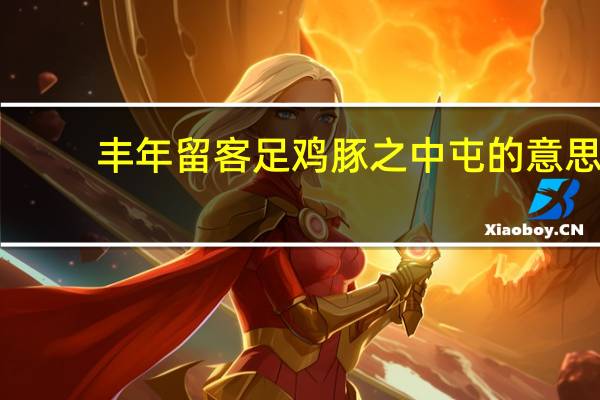丰年留客足鸡豚之中屯 的意思