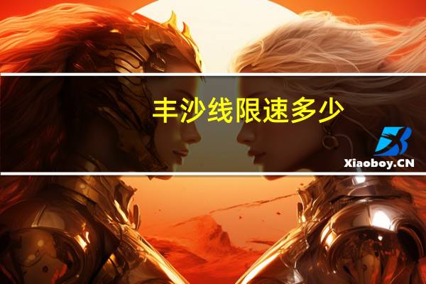 丰沙线限速多少