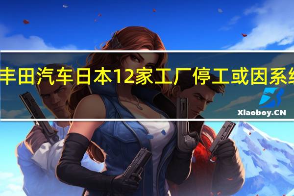 丰田汽车日本12家工厂停工 或因系统故障