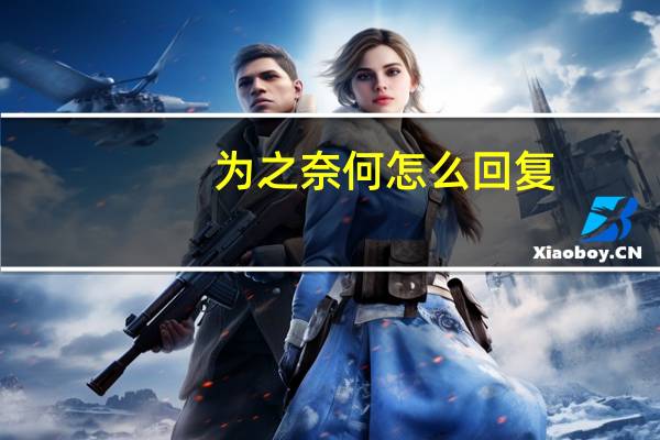 为之奈何怎么回复