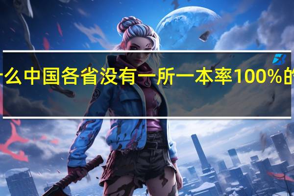 为什么中国各省没有一所一本率100%的超级高中