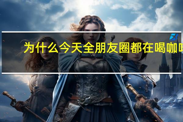 为什么今天全朋友圈都在喝咖啡