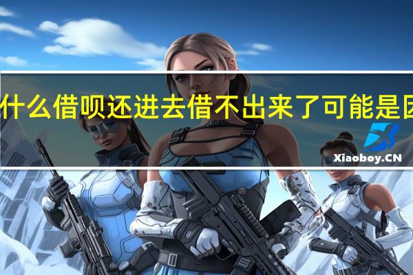 为什么借呗还进去借不出来了 可能是因为这样
