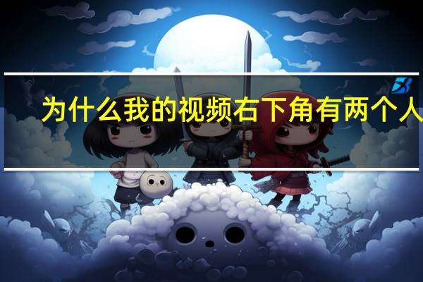 为什么我的视频右下角有两个人头