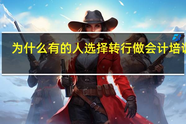 为什么有的人选择转行做会计培训呢