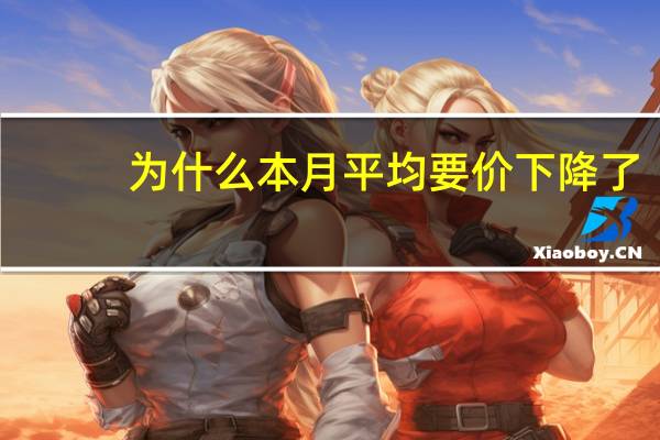 为什么本月平均要价下降了