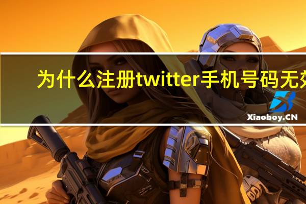 为什么注册twitter手机号码无效