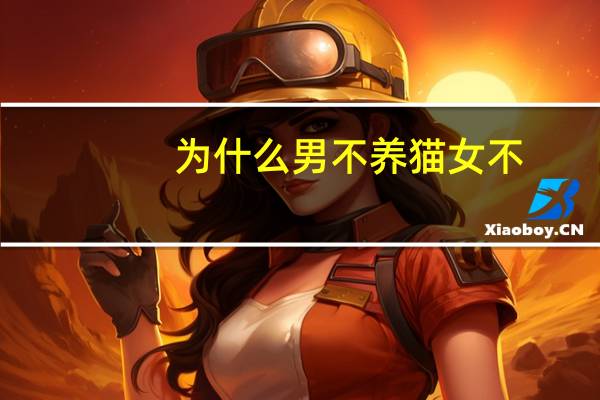 为什么男不养猫女不
