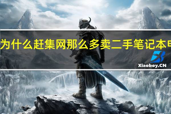 为什么赶集网那么多卖二手笔记本电脑的