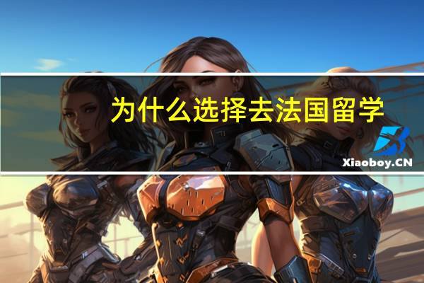 为什么选择去法国留学