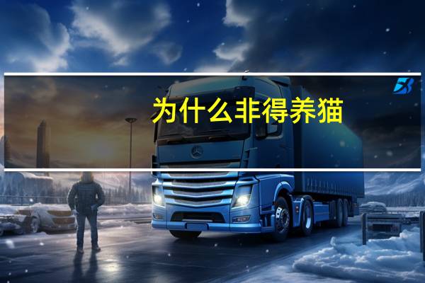 为什么非得养猫