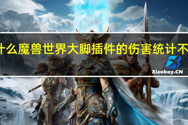为什么魔兽世界大脚插件的伤害统计不显示出来？