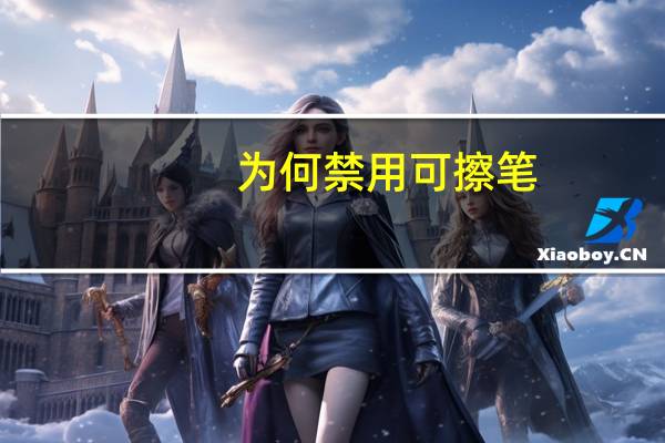 为何禁用可擦笔