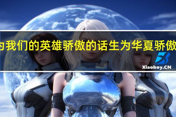 为我们的英雄骄傲的话 生为华夏骄傲的句子