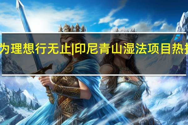 为理想 行无止 | 印尼青山湿法项目热招岗位
