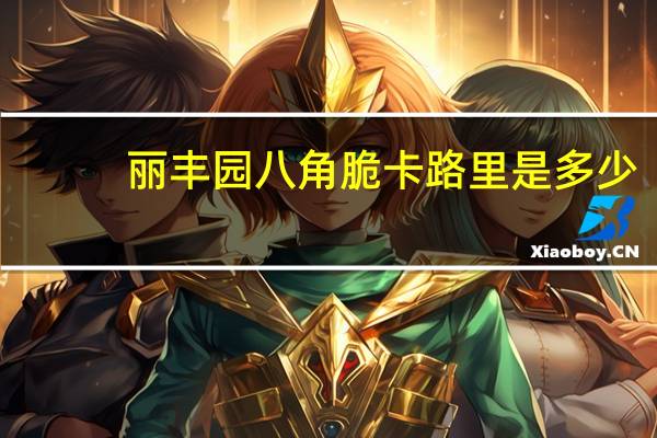 丽丰园 八角脆卡路里是多少