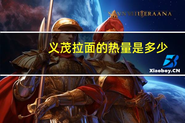 义茂 拉面的热量是多少