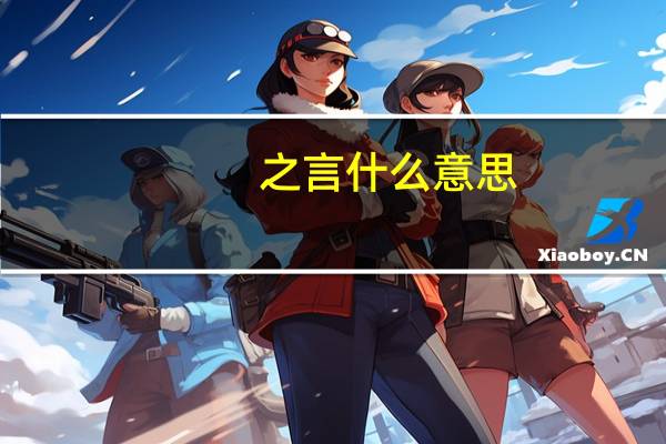 之言什么意思