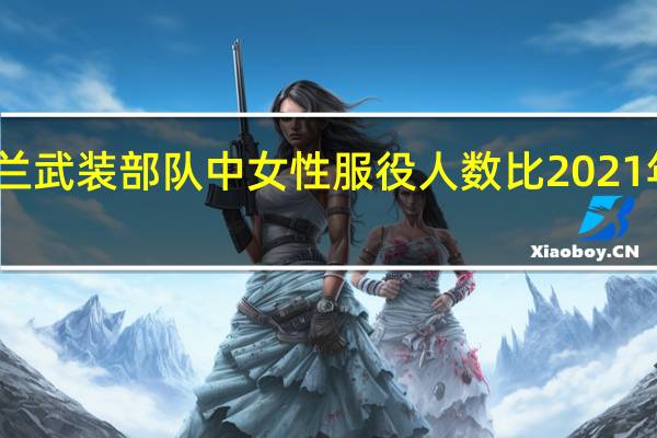 乌克兰武装部队中女性服役人数比2021年增加40%