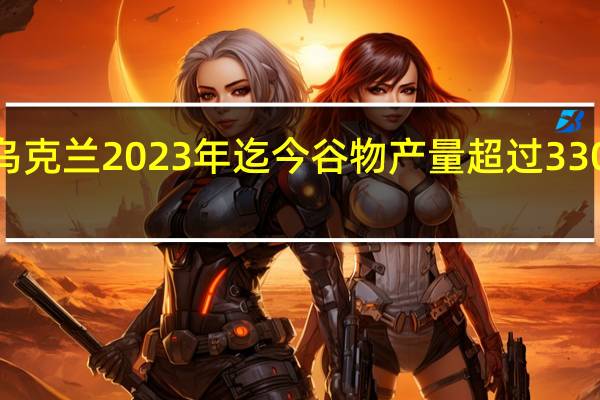 乌克兰2023年迄今谷物产量超过3300万吨