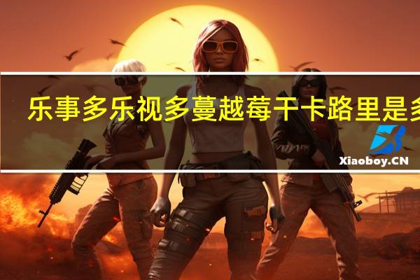 乐事多 乐视多蔓越莓干卡路里是多少