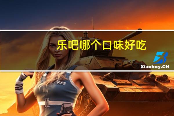 乐吧哪个口味好吃