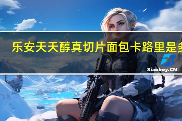 乐安天天 醇真 切片面包卡路里是多少