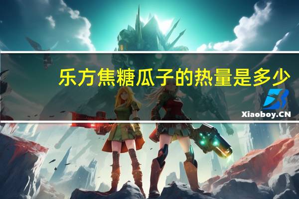 乐方 焦糖瓜子的热量是多少