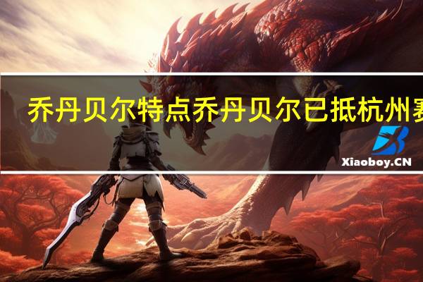 乔丹贝尔特点 乔丹贝尔已抵杭州赛区