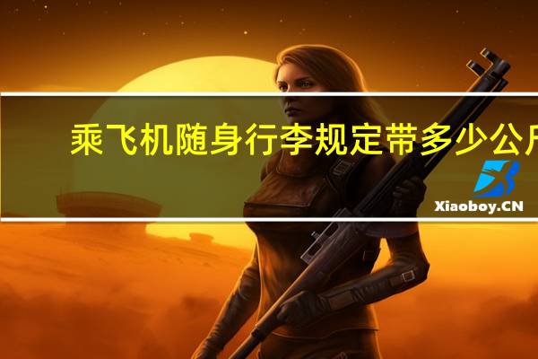 乘飞机随身行李规定带多少公斤（乘飞机随身行李规定）