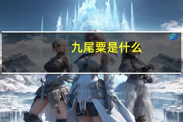 九尾粟是什么