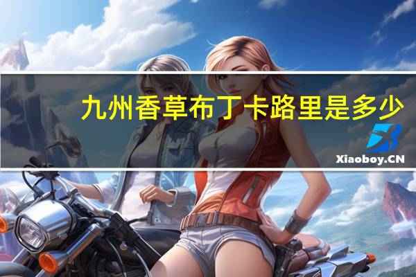 九州 香草布丁卡路里是多少